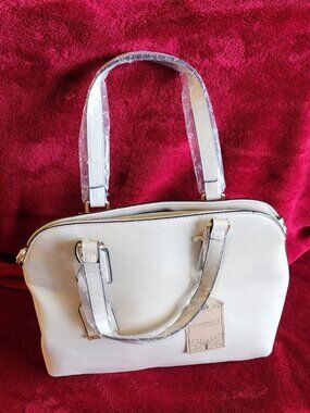 NWT Purse - Miomio's Cream 3-Compartment with shoulder strap